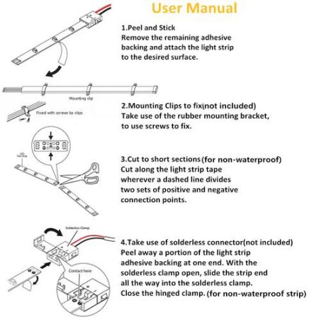(image for) DC12V SMD2835-300-IR InfraRed 810nm LED Strip Light, 60LEDs 12W Per Meter IR LED Tape