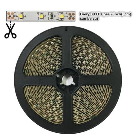 (image for) 12V Red/Blue/Green/Yellow Dimmable Flexible LED Strips SMD3528-300 300LM 60 LEDs/Mtr 8mm Width