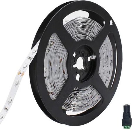 (image for) DC12V SMD3528-300-IR InfraRed 850nm, 940nm IR LED Strip Lighting, 60LEDs 4.8W Per Meter LED Tape