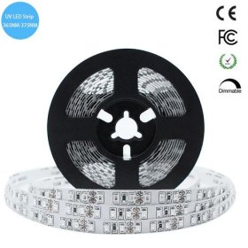 365nm 370nm SMD3528-600 12V 4A 48W UV LED Strip Light Ideal for Curing Currency Validation