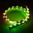(image for) DC 5V 5Meter (16.4Ft) Side Emitting RGB SMD4020 SK6812 Individually Addressable LED Strip Light 60LED/Meter LED Pixel Flexible Tape White PCB