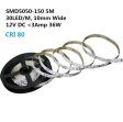 (image for) 12V Dimmable SMD5050-150 Flexible LED Strips 30 LEDs Per Meter 10mm Width 450lm Per Meter