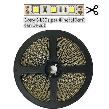 (image for) DC12V SMD5050-300 635NM Red LED Light Strips, 60LEDs Rated 12Watt Per Meter LED Tape
