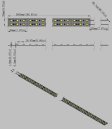 (image for) DC 12V Red/Blue/Green/Yellow Dimmable SMD5050-600 Double Row Flexible LED Strips 120 LEDs Per Meter 15mm Width 1800lm Per Meter