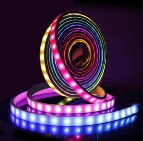 Free Shipping Addressable Pixel LED Light 12V T0513 NEON Dream Color WS2811 LED Strip Light Kit