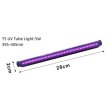 (image for) 5W AC85-265V 11inches T5 LED UV 385-400nm Black Light Strip, Tube Light for Bedroom Halloween Decorations and Christmas Party, Fun Atmosphere, Black Light Poster 6ft Power Cord with Built-in ON/Off Switch