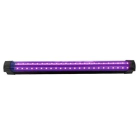 10W 12.6inches T8 LED UV 385-400nm Black Light Strip, LED Tube Light for Bedroom Halloween Decorations and Christmas Party, Fun Atmosphere, Black Light Poster 6ft Power Cord with Built-in ON/Off Switch