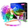 (image for) Led Lights for Bedroom 32.8ft , smareal Led Lights with 44 Key IR Remote, Color Changing Led Strip Lights, Led Light Strips Used for Bedroom, Kitchen, Home Decoration