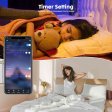 (image for) 100ft LED Strip Lights (2 Rolls of 50ft) RGB Music Sync Color Changing, Led Lights with Smart App Control Remote Led Lights For Bedroom Lighting Flexible Home Decoration