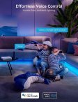 (image for) Smart LED Strip Lights, 16.4ft WiFi LED Light Strip Work with Alexa and Google Assistant, 16 Million Colors with App Control and Music Sync LED Lights for Bedroom, Kitchen, TV, Party