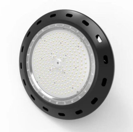 (image for) 100W UFO LED High Bay Light Fixture 9000LM CRI>80 IP65 Waterproof 100-277VAC Non-Dimmable for Warehouse & Supermarket
