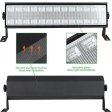 (image for) 100W 385-400nm LED UV Black Light Bar, Black Lights for Glow Party, Black light with Plug &Switch, Glow Light for Halloween, Fluorescent Body Paint, Stage Lighting