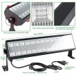 (image for) 100W 385-400nm LED UV Black Light Bar, Black Lights for Glow Party, Black light with Plug &Switch, Glow Light for Halloween, Fluorescent Body Paint, Stage Lighting
