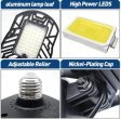 (image for) 60W Motion Activated Radar CRI 80 6000LM 6000K Deformable E26/E27 Base LED Ceiling Light for Garage