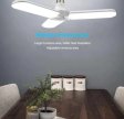 (image for) 45W Deformable LED Garage Ceiling Lights 4500LM 6500K White 400 Watt Equivalent CRI80+ E26/E27 Base