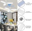 (image for) 45W Deformable LED Garage Ceiling Lights 4500LM 6500K White 400 Watt Equivalent CRI80+ E26/E27 Base