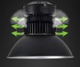 (image for) 100W High Power Fin Heat Sink LED IP44 Waterproof LED High Bay Light with Aluminum Reflector