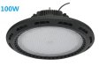 (image for) 100W UFO LED High Bay Light Fixture 9000LM CRI>80 IP65 Waterproof 100-277VAC Non-Dimmable for Warehouse & Supermarket