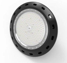 200W UFO LED High Bay Light Fixture 17000LM CRI>80 IP65 Waterproof 100-277VAC Non-Dimmable for Warehouse & Supermarket