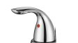 (image for) Sliver Bathroom Sink Faucets 2 Hole Cold and Hot All-brass Faucets