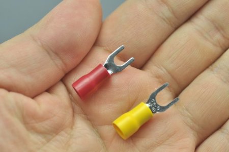 (image for) 12-10 AWG 1/4in Heat Shrink Snap Spade