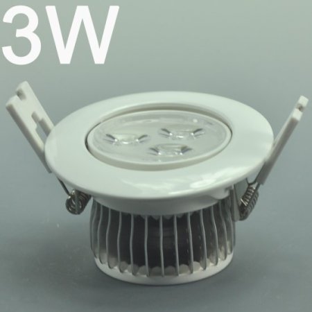 (image for) 3W LD-CL-CPS-01-3W LED Down Light Cut-out 70mm Diameter 3.4" White Recessed Dimmable/Non-Dimmable LED Down Light