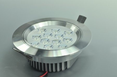 (image for) 12W CL-HQ-01-12W LED Spotlight Cut-out 113mm Diameter 5.5" Silver Recessed LED Dimmable/Non-Dimmable LED Ceiling light