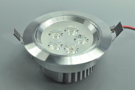(image for) 5W CL-HQ-01-5W LED Downlight Cut-out 91mm Diameter 4.3" Silver Recessed Dimmable/Non-Dimmable Ceiling light