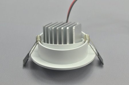 (image for) 3W CL-HQ-02-3W LED Down Light Cut-out 68.5mm Diameter 3.3" White Recessed Dimmable/Non-Dimmable LED Down Light