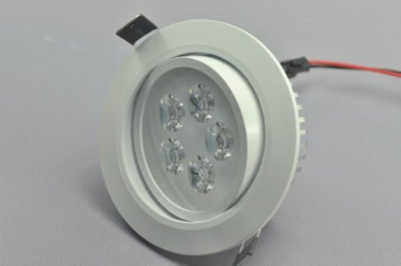 (image for) 5W CL-HQ-02-5W LED Downlight Cut-out 90mm Diameter 4.3" White Recessed Dimmable/Non-Dimmable Ceiling light