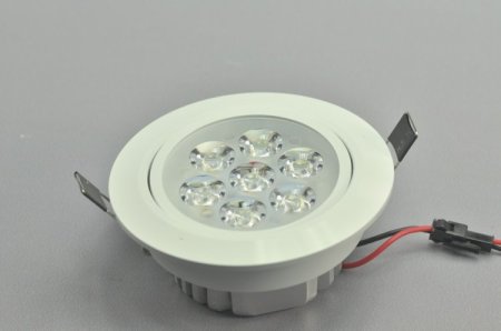(image for) 7W CL-HQ-02-7W LED Ceiling light Cut-out 90mm Diameter 4.3" White Recessed Dimmable/Non-Dimmable LED Downlight