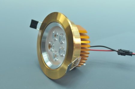 (image for) 5W CL-HQ-03-5W LED Downlight Cut-out 90.5mm Diameter 4.3" Gold Recessed Dimmable/Non-Dimmable Ceiling light