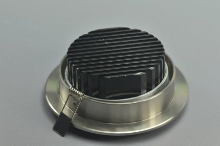 (image for) 12W CL-HQ-04-12W LED Spotlight Cut-out 114mm Diameter 5.4" Gray Recessed LED Dimmable/Non-Dimmable LED Ceiling light
