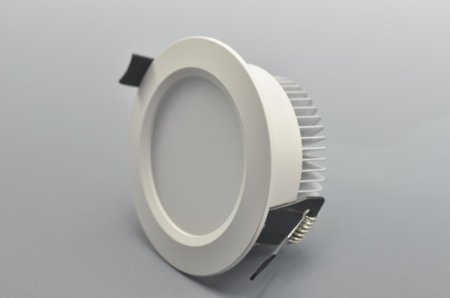 (image for) 3W DL-HQ-101-3W LED Down Light Cut-out 75mm Diameter 3.5" White Recessed Dimmable/Non-Dimmable LED Down Light