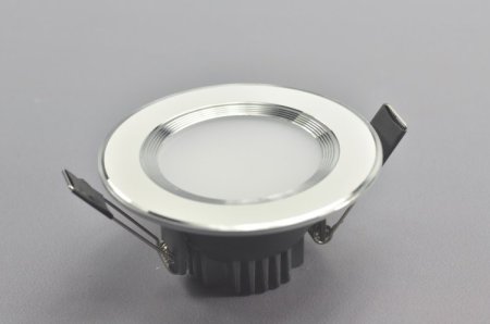 (image for) 3W DL-HQ-102-3W LED Down Light Cut-out 61.5mm Diameter 3.8" White Recessed Dimmable/Non-Dimmable LED Down Light