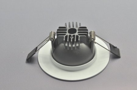 (image for) 3W DL-HQ-102-3W LED Down Light Cut-out 61.5mm Diameter 3.8" White Recessed Dimmable/Non-Dimmable LED Down Light