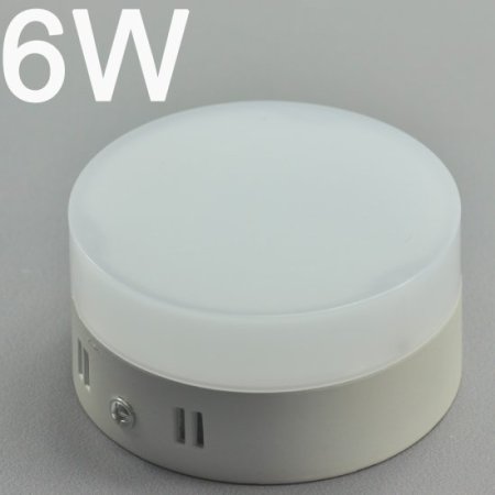 (image for) 6W DL-HQ-202-6W LED Panel light Round Diameter 90.5mm Height 46mm PVC Acrylic Cover Cabinet LED Down Lights