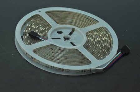 (image for) Superbright RGB Waterproof LED Flexible Light Strip SMD5050 Multicolor Strip Light 12V 5 meter(16.4ft) 300LEDs