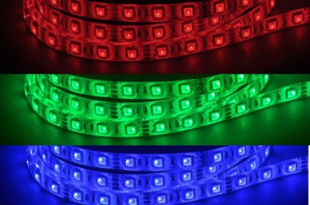 (image for) RGB Waterproof LED Flexible Light Strip SMD5050 Multicolor Strip Light 12V 5 meter(16.4ft) 300LEDs