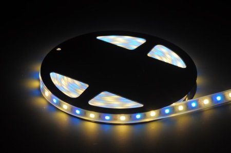 (image for) RGB White LED Strip light IP68 5050SMD Color change with white color 5meter(16.4ft) 300LEDs