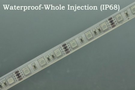 (image for) Underwater IP68 LED Strip Light SMD5050 Flexible 12V Strip Light 5 meter(16.4ft) 300LEDs Waterproof IP68 Strip
