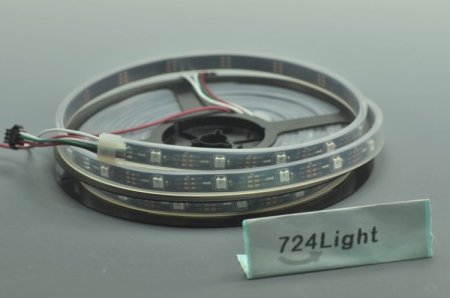 (image for) Programmable LED Strip Light WS2812B 2812 5050 Addressable Ditigal RGB Pixel LED Strip Light 5V IP67 5 meter(16.4ft) 150LEDs