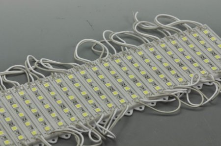 (image for) LED Module Light 5050 SMD 75x12MM 12V 1.25W 5LEDs 5050 LED Modules Waterproof Modules