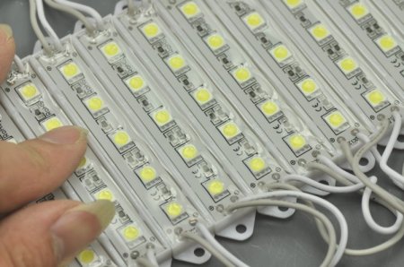 (image for) LED Module Light 5050 SMD 75x12MM 12V 1.25W 5LEDs 5050 LED Modules Waterproof Modules
