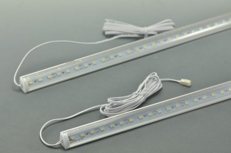 (image for) 19.7inch 0.5Meter 9W LED Bar Fixture 5630 36LED 1260 Lumens 90Â° Right Angle Cabinet LED Bar Light Kits