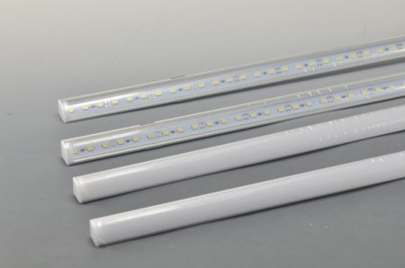 (image for) 19.7inch 0.5Meter 9W LED Bar Fixture 5630 36LED 1260 Lumens 90Â° Right Angle Cabinet LED Bar Light Kits