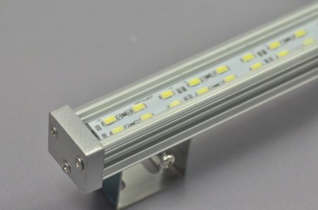 (image for) LED Wall Washer Double Row 39.3inch 1meter LED Strip 144LEDs 5050 5630 Rigid Bar with Holder