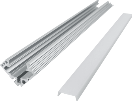 (image for) V-type 1919 triangular aluminum groove line light hard light bar aluminum groove shell kit
