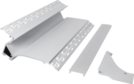 (image for) 10645 Pre-embedded corner line light hard light strip shell aluminum groove