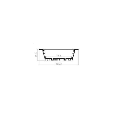 (image for) With edge embedded seamless butt jointable light bar light aluminum groove shell kit